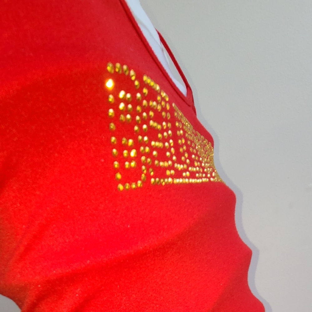 Red Bellydance Tank - Picture 2 of 4